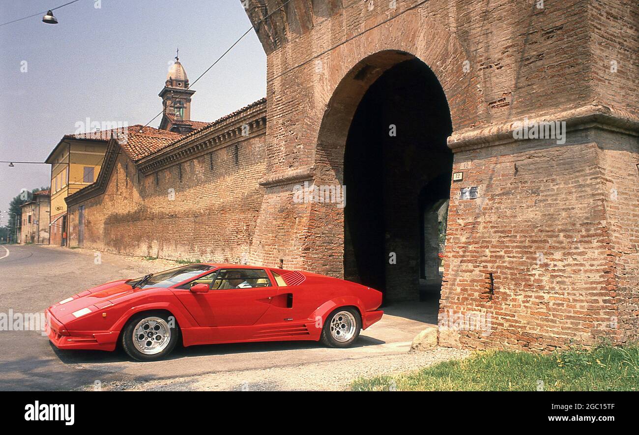 Lamborghini Countach 25. Jahrestag Italien 1988 Stockfoto