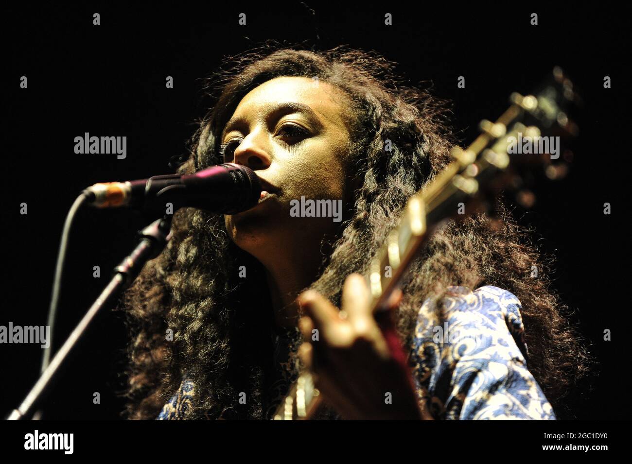 Corinne Bailey Rae live in der Sheffield Arena, Sheffield Stockfoto