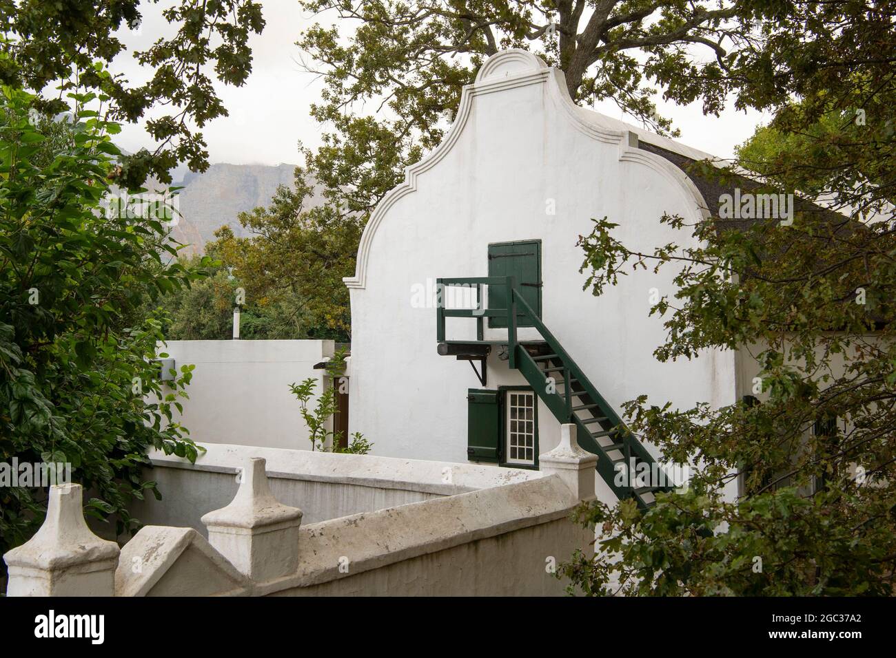Cape Duch House, Boschendal Estate, Franschhoek, Südafrika Stockfoto