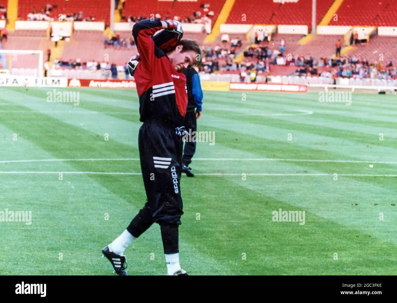 US-Torwart Brad Friedel im Wembley-Stadion am 7 1994. September vor einem internationalen Freundschaftstitel gegen England. Stockfoto