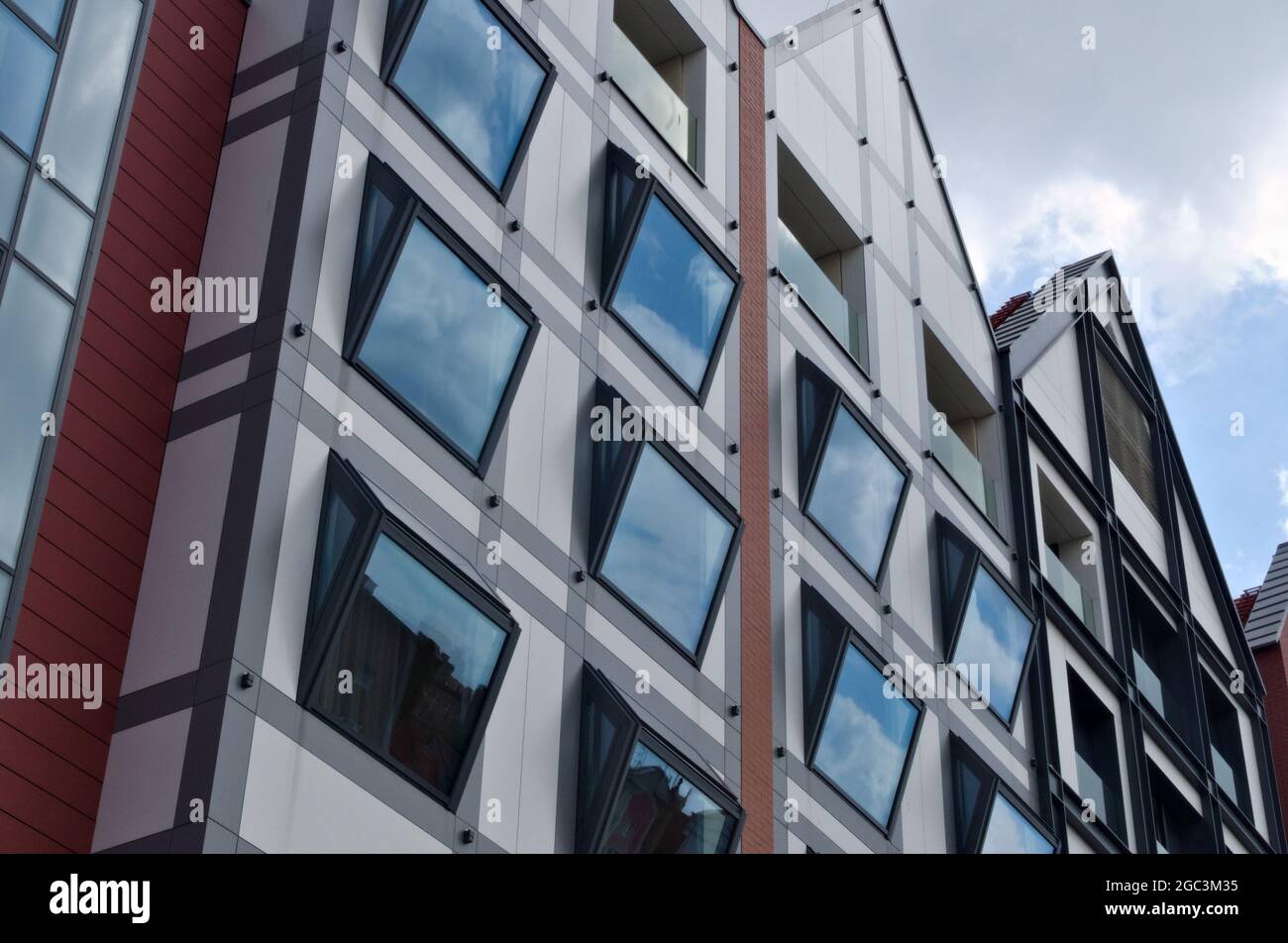 Moderne Gebäude in Gdańsk, Polen Stockfoto