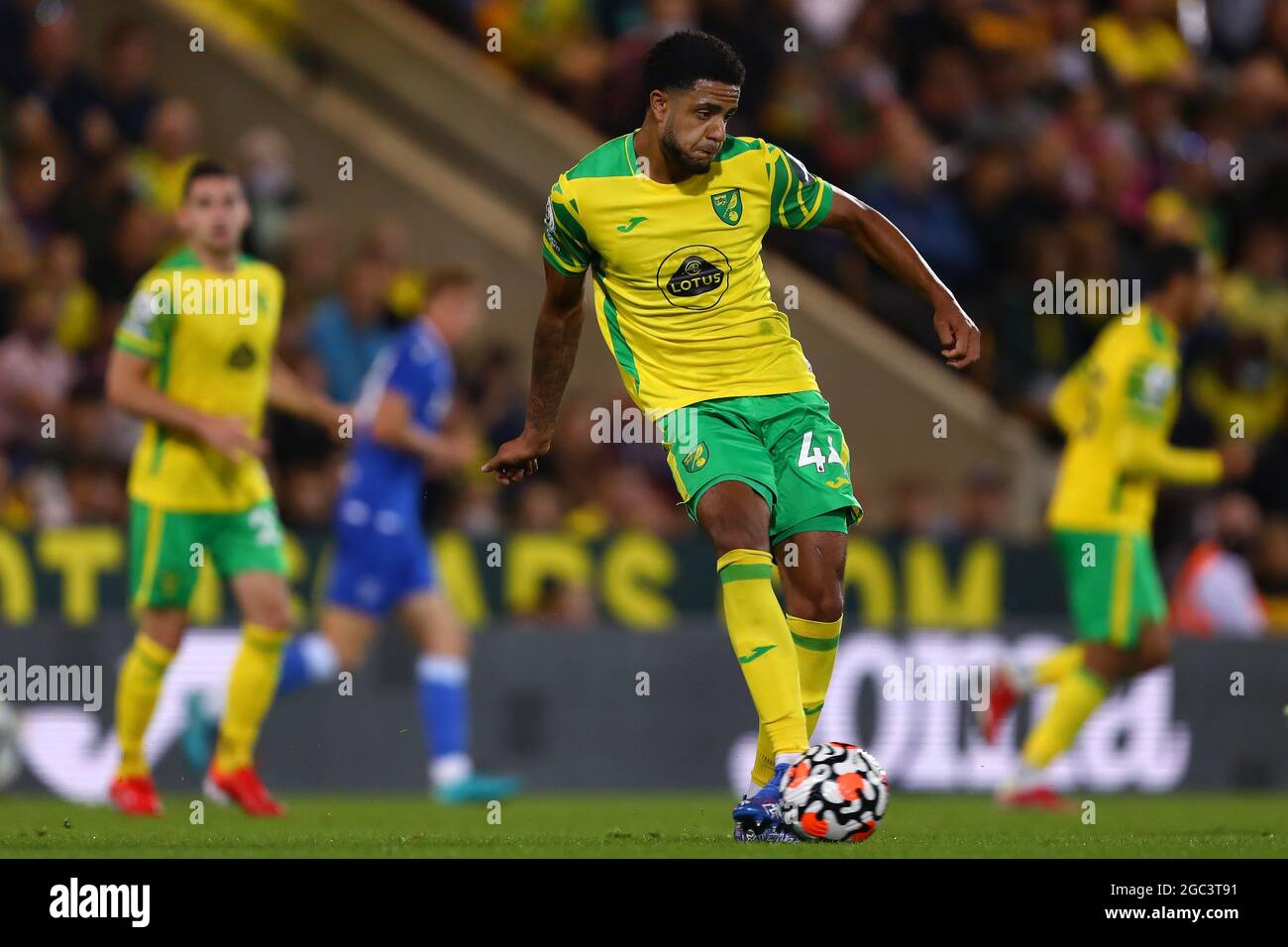 Andrew Omobamidele von Norwich City - Norwich City / Gillingham, Pre-Season Friendly, Carrow Road, Norwich, Großbritannien - 3. August 2021 Stockfoto