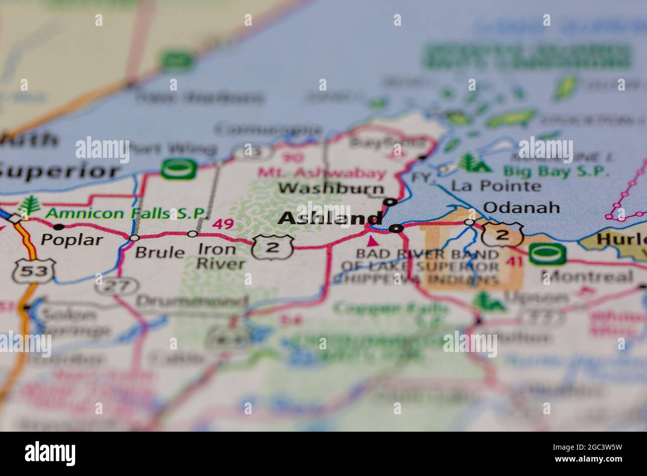 Karte von ashland Fotos und Bildmaterial in hoher Auflösung Alamy