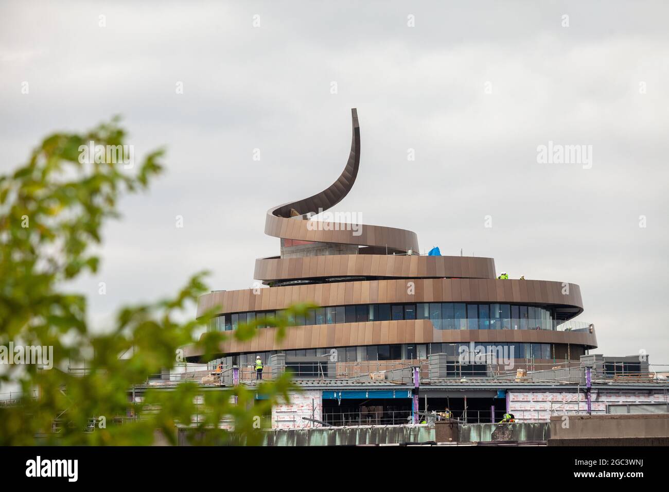 Das neue St James Quarter Einkaufszentrum Spirale Stockfoto