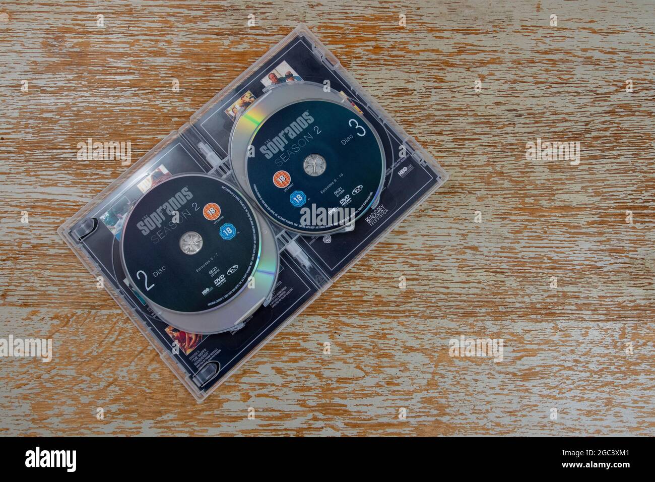 Die zweite Serie des tv-Mafia-Dramas mit James Gandolphini „The Sopranos“ Stockfoto