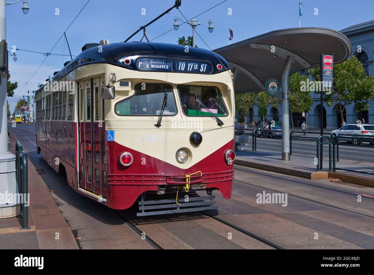 Oldtimer in San Francisco, CA Stockfoto