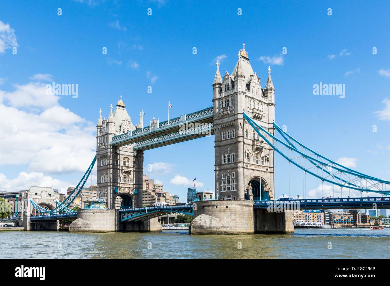 Tower Bridge die ikonische Wahrzeichen-Lage von London Stockfoto