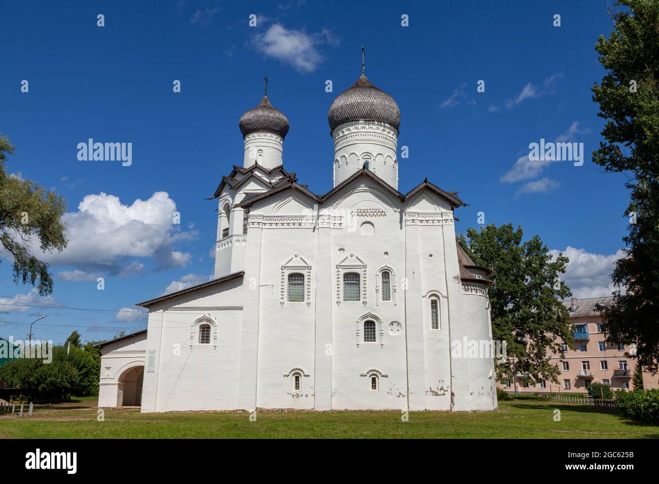 Das Kloster Der Verklärung. Staraya Russa, Oblast Nowgorod, Russland. Stockfoto