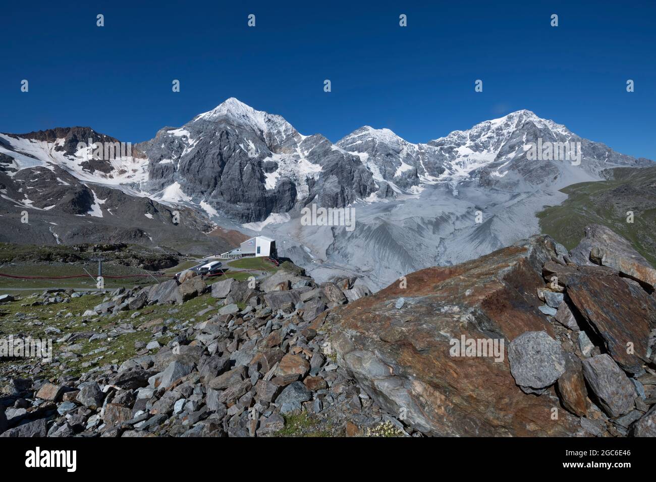 Berglandschaft, Südtirol, Italien Stockfoto