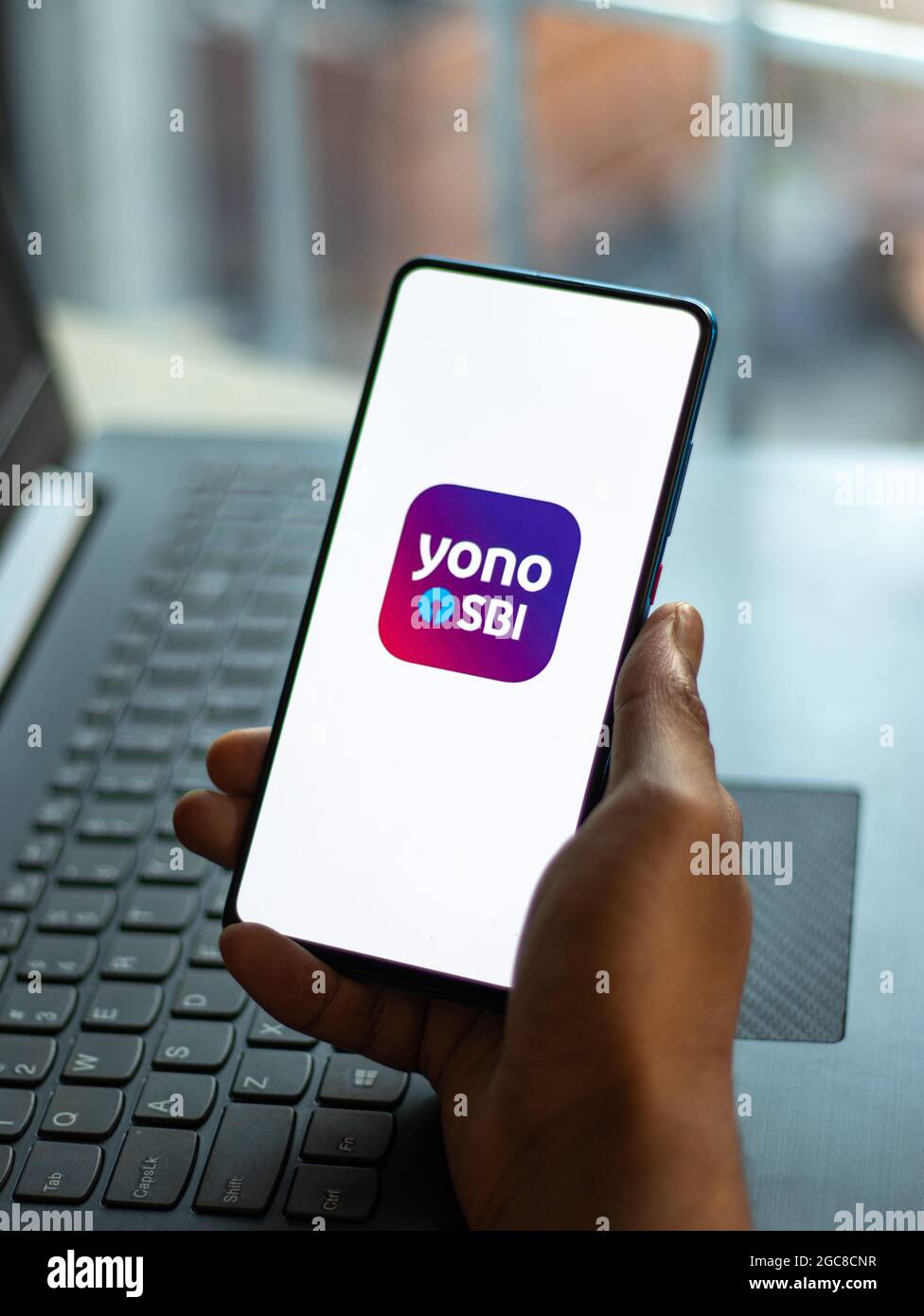 Assam, indien - 18. Juli 2020 : SBI yono Mobile App Logo. Stockfoto