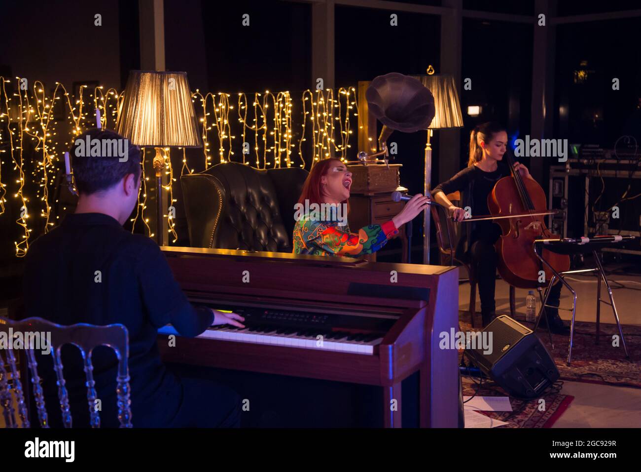 Aylin aLims Konzert im Sakip Sabanci Museum Stockfoto