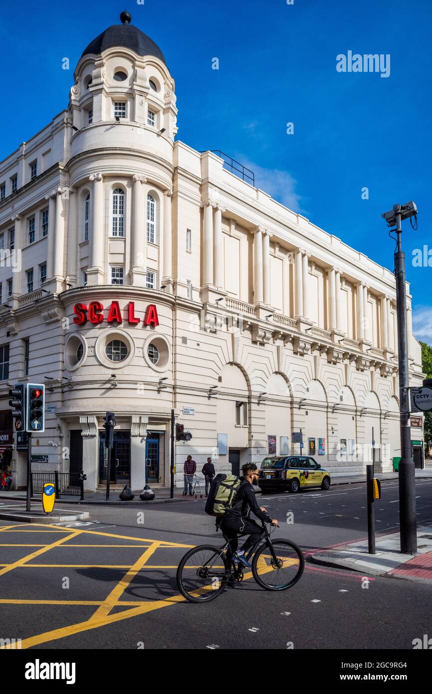 Scala London, früher Scala Cinema, ist ein Nachtclub und Live-Musik-Veranstaltungsort in der Nähe von King's Cross Station London. 1920 eröffnet, Design H Courtney Constantine Stockfoto