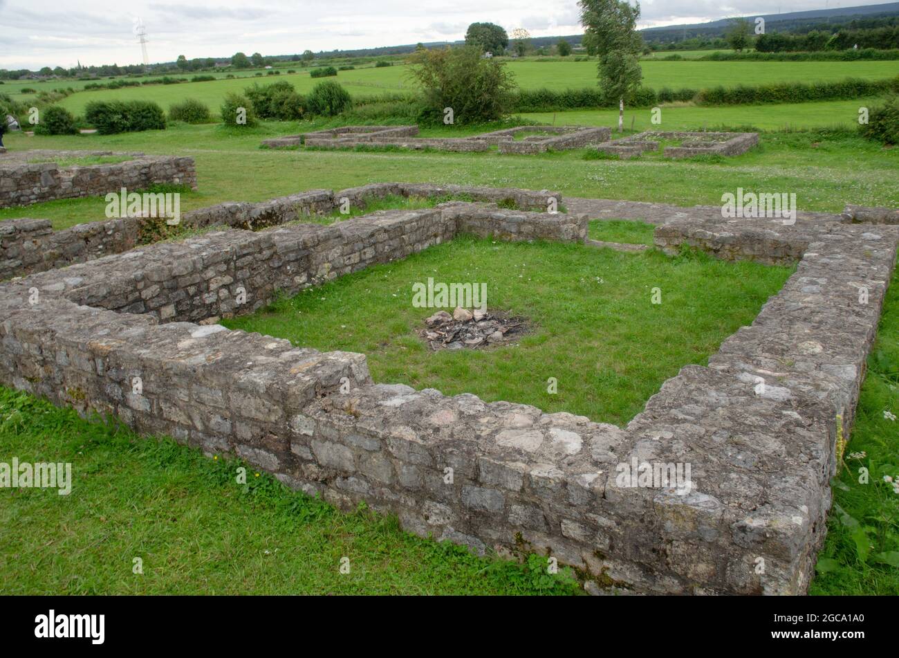 Aachen, römische ruinen kornelimünster Varnenum Stockfoto