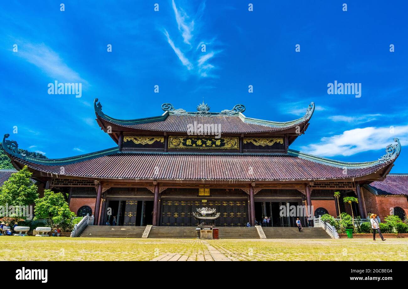 Bai Dinh Pagode in der Provinz Ninh Binh im Norden Vietnams Stockfoto