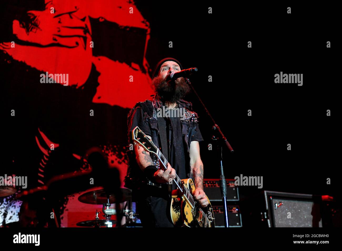 Rancid Performing in der Sheffield Arena, Sheffield Stockfoto