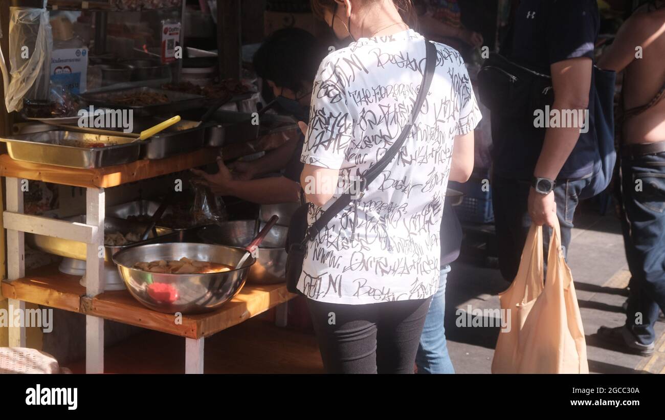 Asoke Road (Sukhumvit Soi 21) Intercity Bangkok Thailand Stockfoto