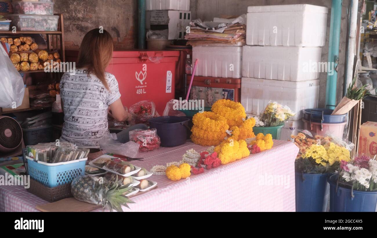 Asoke Road (Sukhumvit Soi 21) Intercity Bangkok Thailand Stockfoto