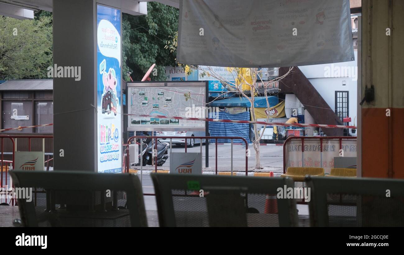 Asoke Road (Sukhumvit Soi 21) Intercity Bangkok Thailand Stockfoto