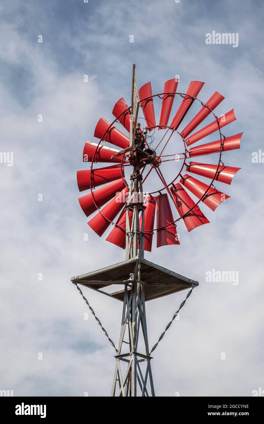 Wasserpumpe Der Windmühle Stockfoto