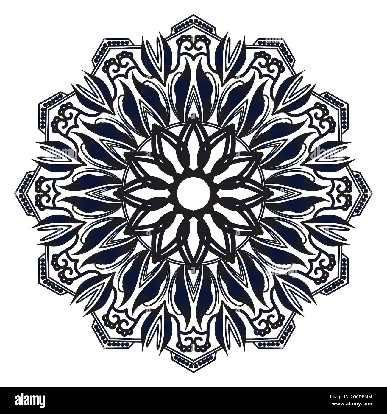 Elegante runde Medaillon persischen Mandala geometrischen Vektor islamischen Hintergrund-Design Stock Vektor