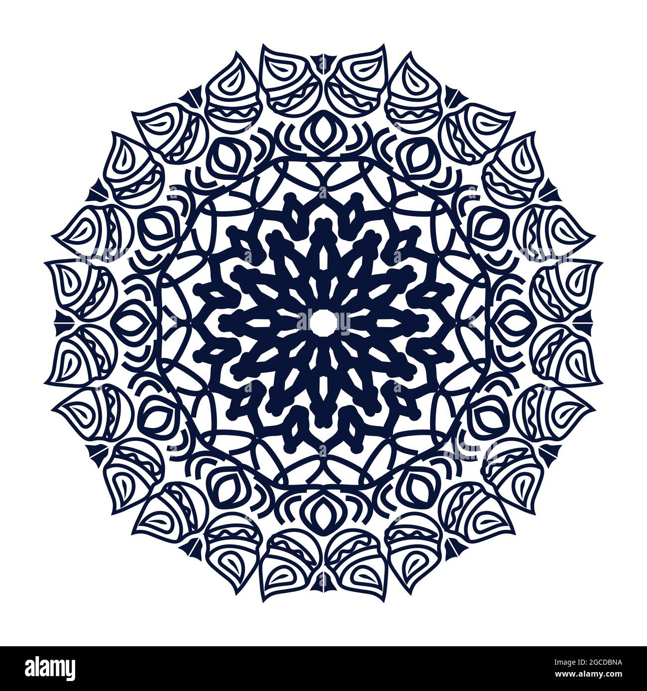 ramadan Luxus-Motiv ornamentalen Hintergrund der islamischen Mandala-Design Stock Vektor