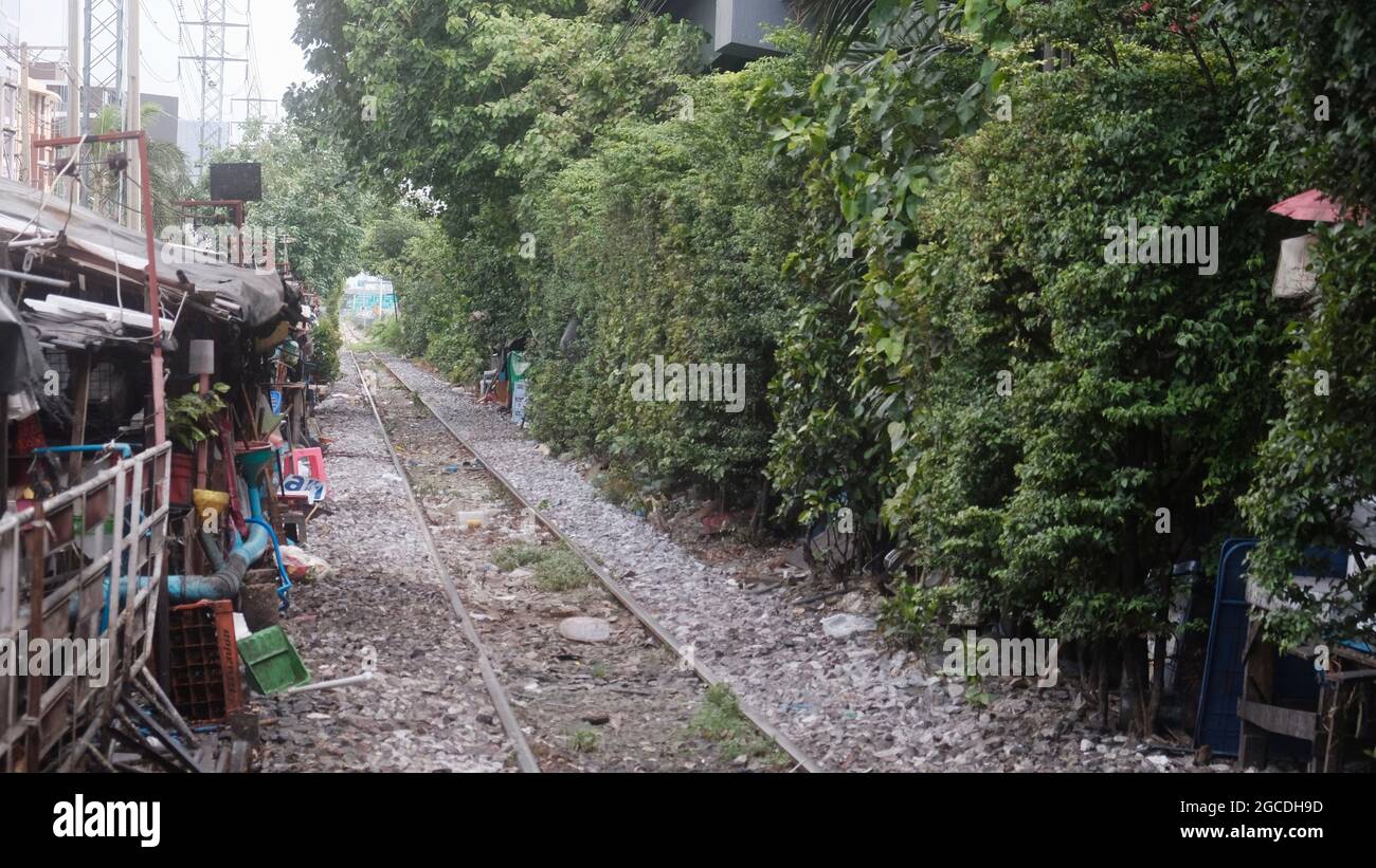 Sanam Pao Phaya Thai Ratchathewi Nachbarschaft BangkokThailand Stockfoto