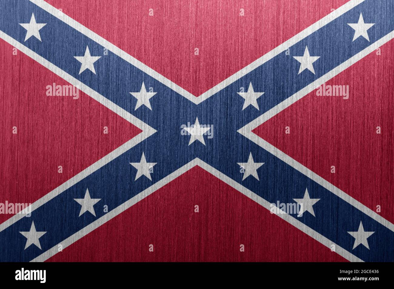 Flagge der Konföderierten Stockfoto