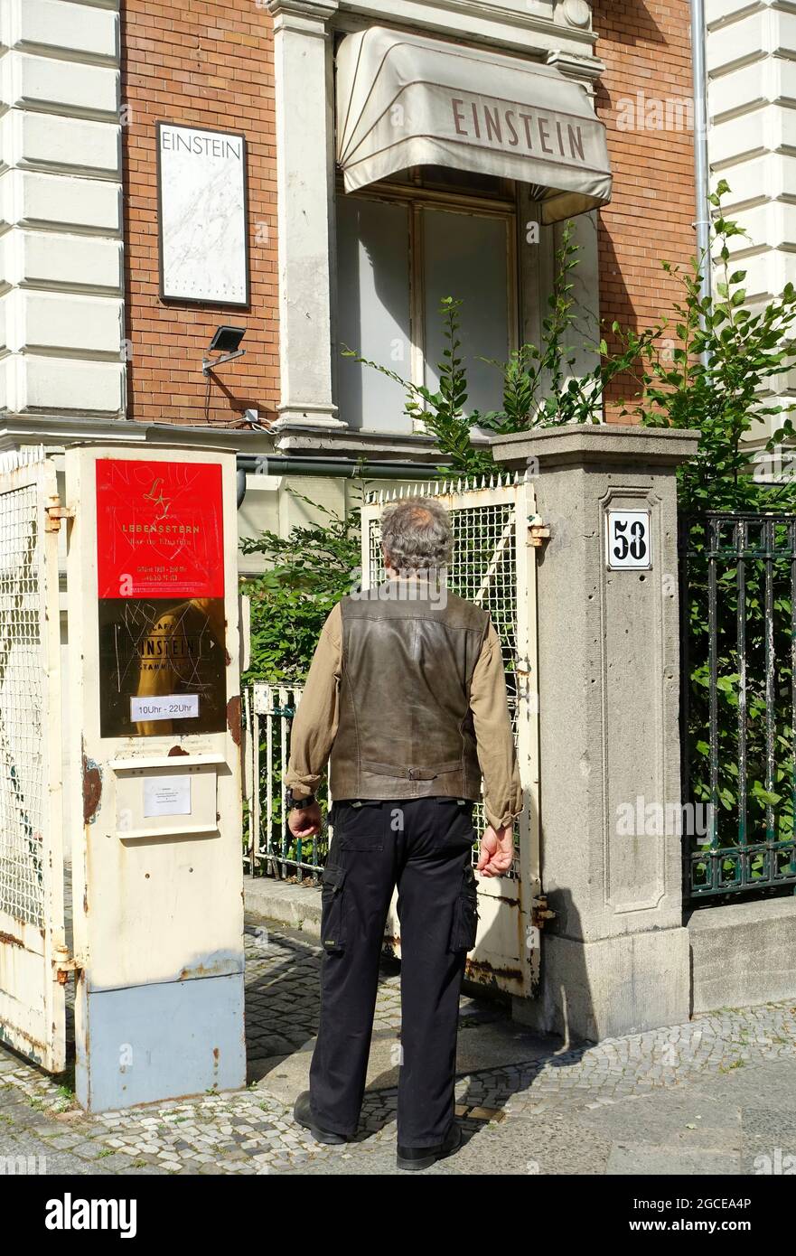 Café Einstein, Berlin Stockfoto