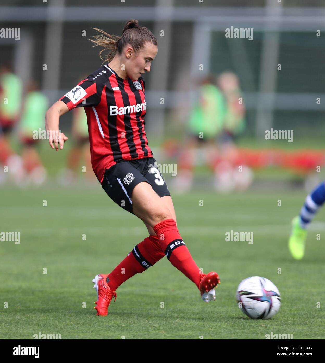 Leverkusen, Deutschland, 07/08/2021, Testspiel Frauen, Bayer 04 Leverkusen - PEC Zwolle, Lara Marti (B04) Stockfoto