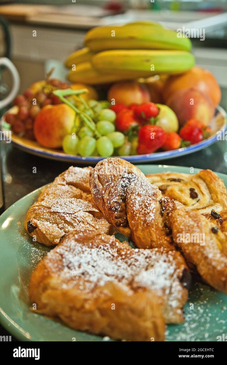 Cottage Kontinentales Frühstück Stockfoto