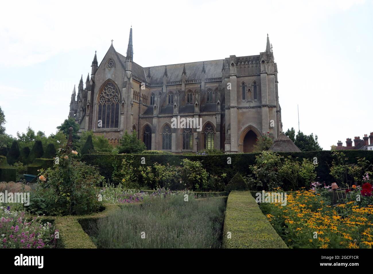 2021 08 04: Ansicht der Kathedrale von Arundel, Arundel, Großbritannien Stockfoto