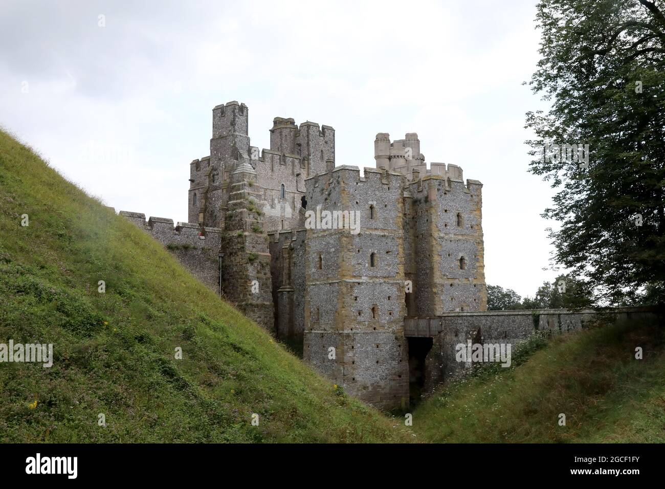 2021 08 04: Ansicht von Arundel Castle, West Sussex, Großbritannien Stockfoto