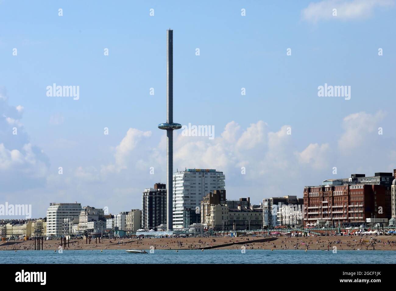 2021 08 04: Der British Airways i360 Aussichtsturm Stockfoto