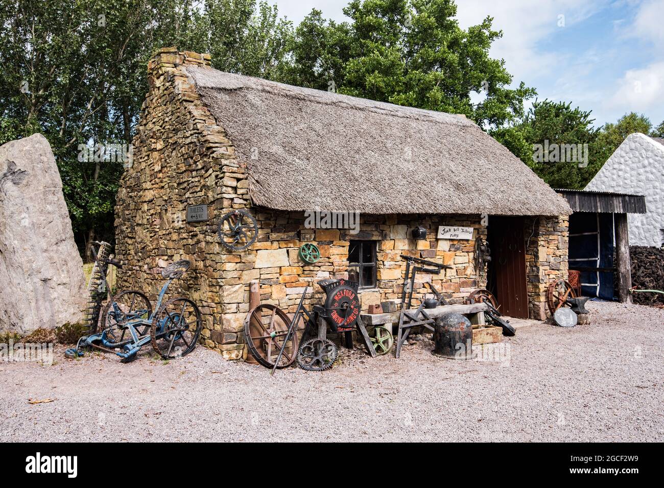 Das Kerry Bog Village in Co Kerry, Südwestirland Stockfoto