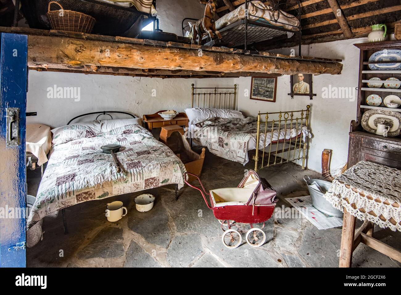 Das Kerry Bog Village in Co Kerry, Südwestirland Stockfoto
