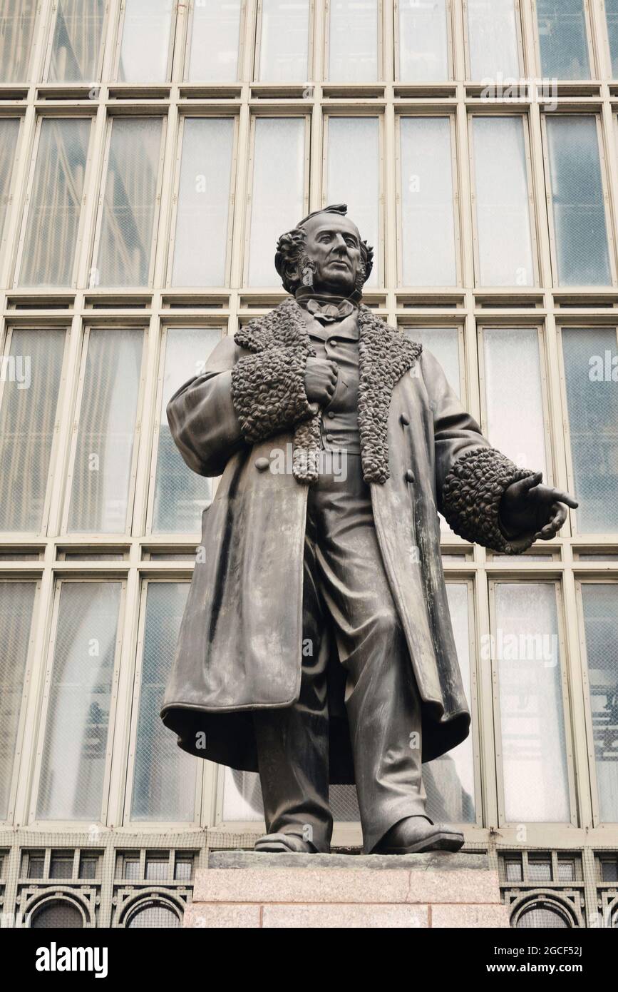 Cornelius Vanderbilt Statue, Grand Central Station, New York City Stockfoto