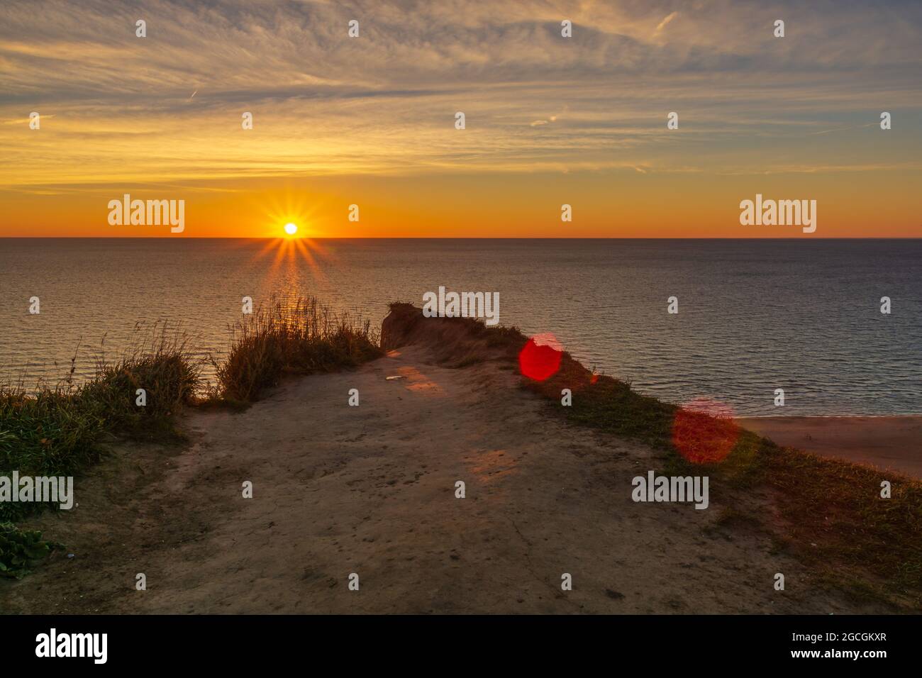 Scarborough Bluffs und Lake Ontario im Herbst Ontario, Kanada Stockfoto