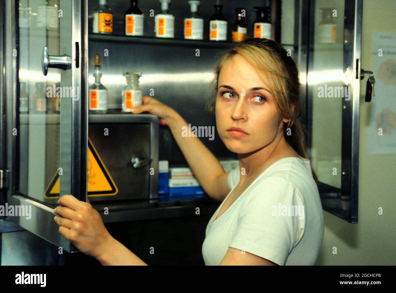 Tödliche Schwesternliebe, PRO7 Fernsehfilm, 1996, ANICA DOBRA als Meike. Tödliche Schwesternliebe, PRO7 TV Movie, 1996, Anica Dobra als Meike Stockfoto