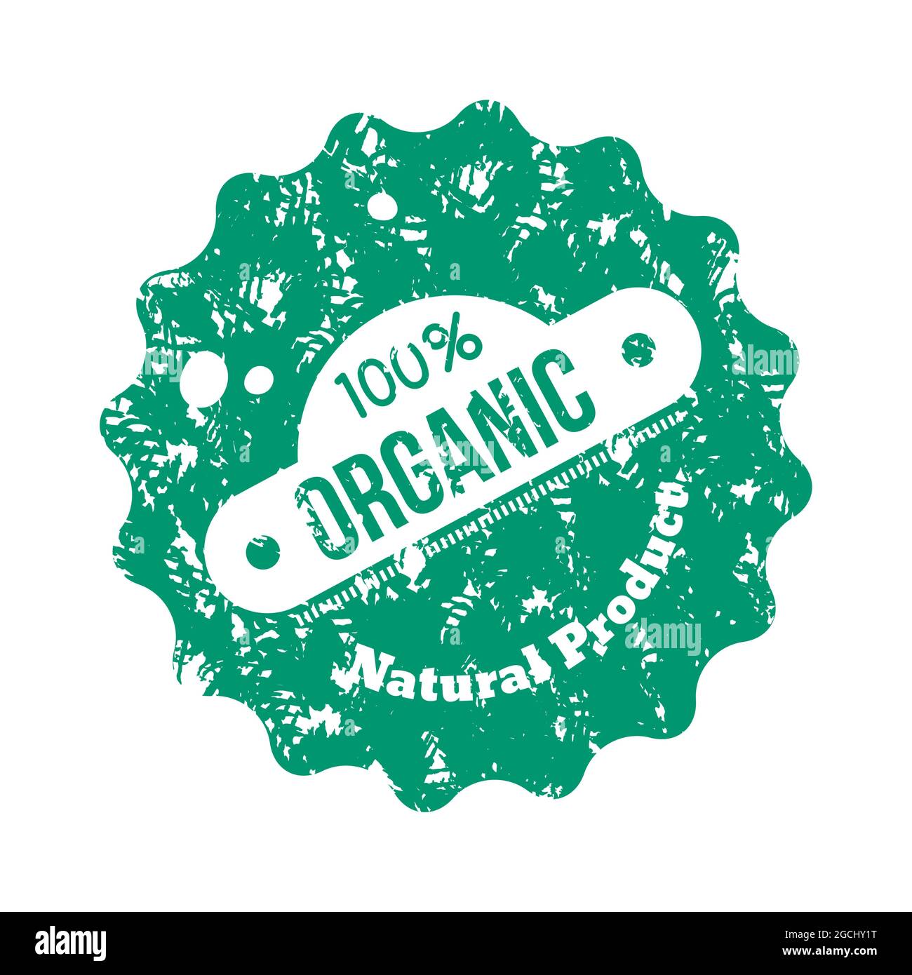 Bio und Öko, gesunde Stempel zu Produkt. Bio-Lebensmittel vintage, natürliche grüne und ökologische, Öko-frisches Produkt Kosmetik. Vektorgrafik Stock Vektor