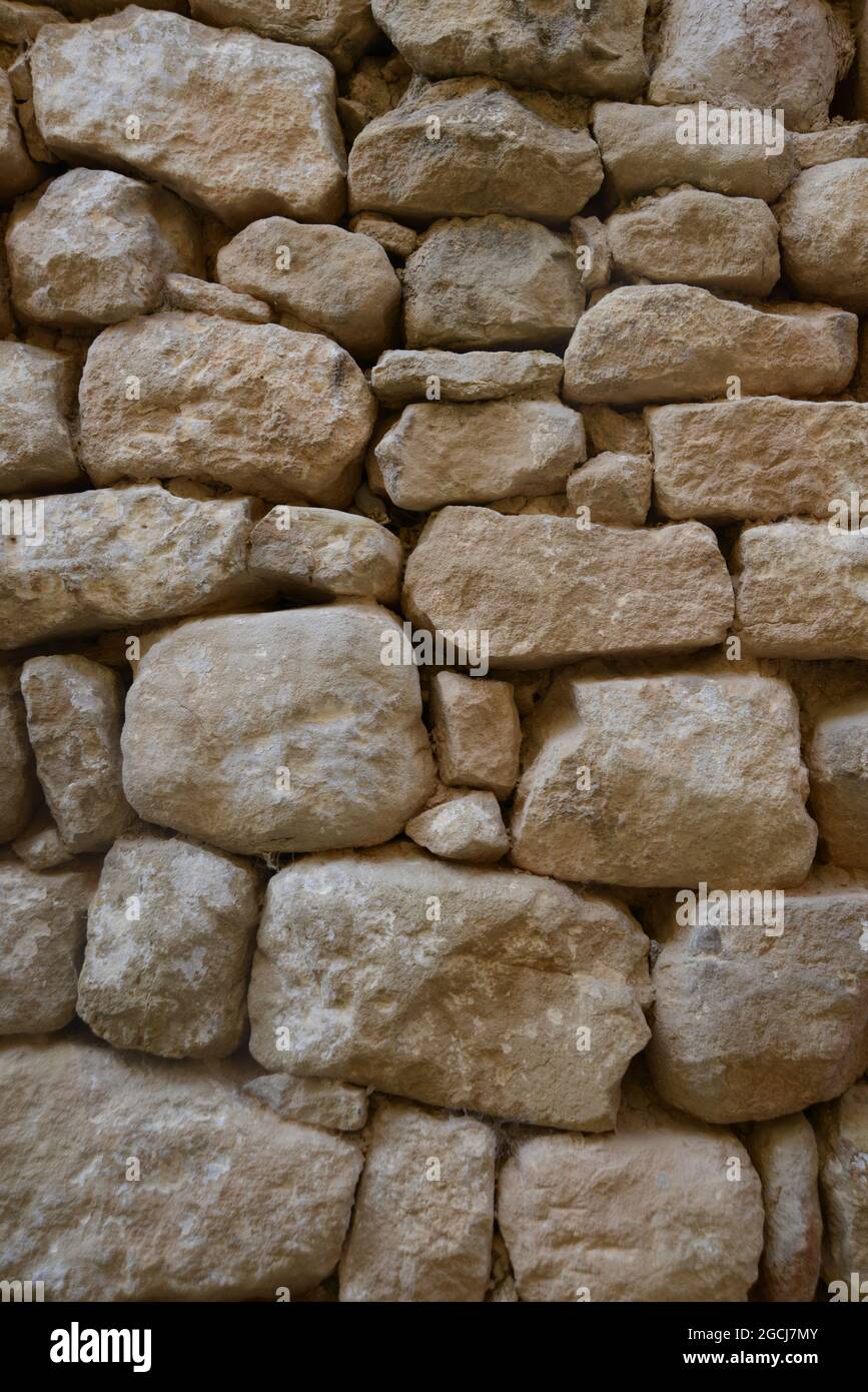 Wand, Stein, alte Wand, Eingang, Hintergrund, Rampart, Erosion, Natur, Verschleiß, Stockfoto