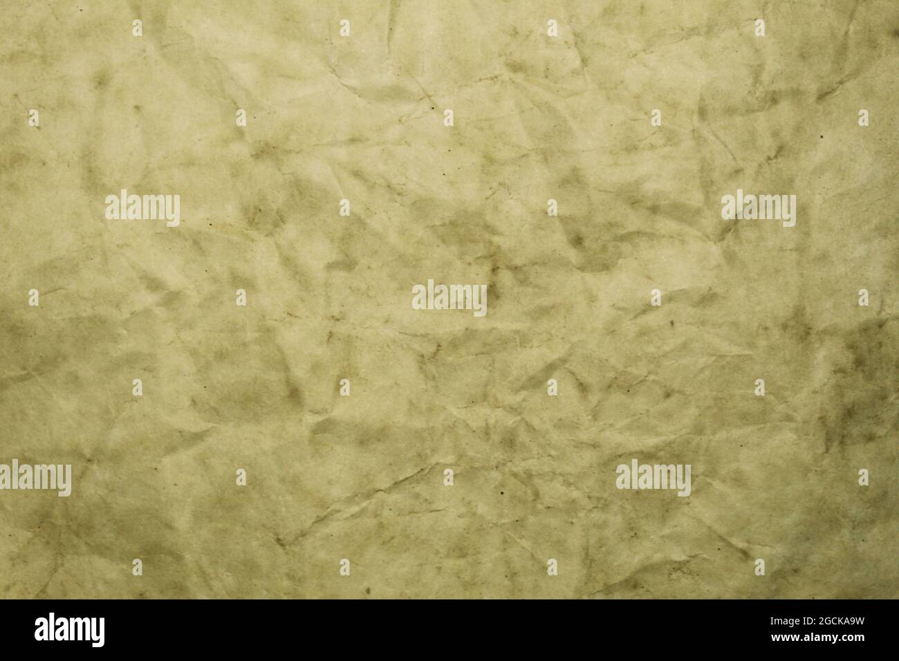 Vintage Papier Hintergrund mit Falten auf den Oberflächen Stockfoto