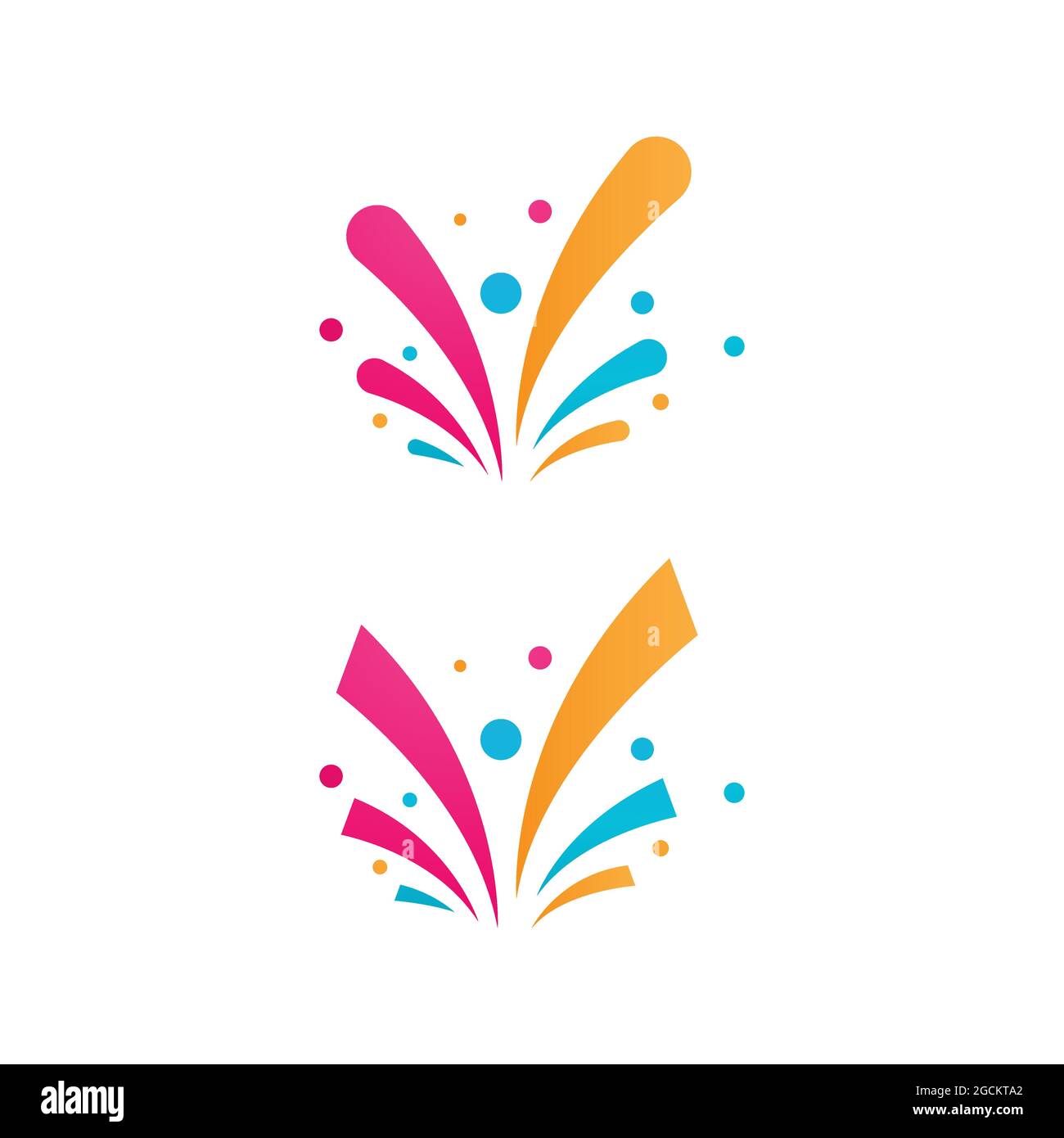 Feuerwerk Vektor icon Abbildung Design Template Stock Vektor