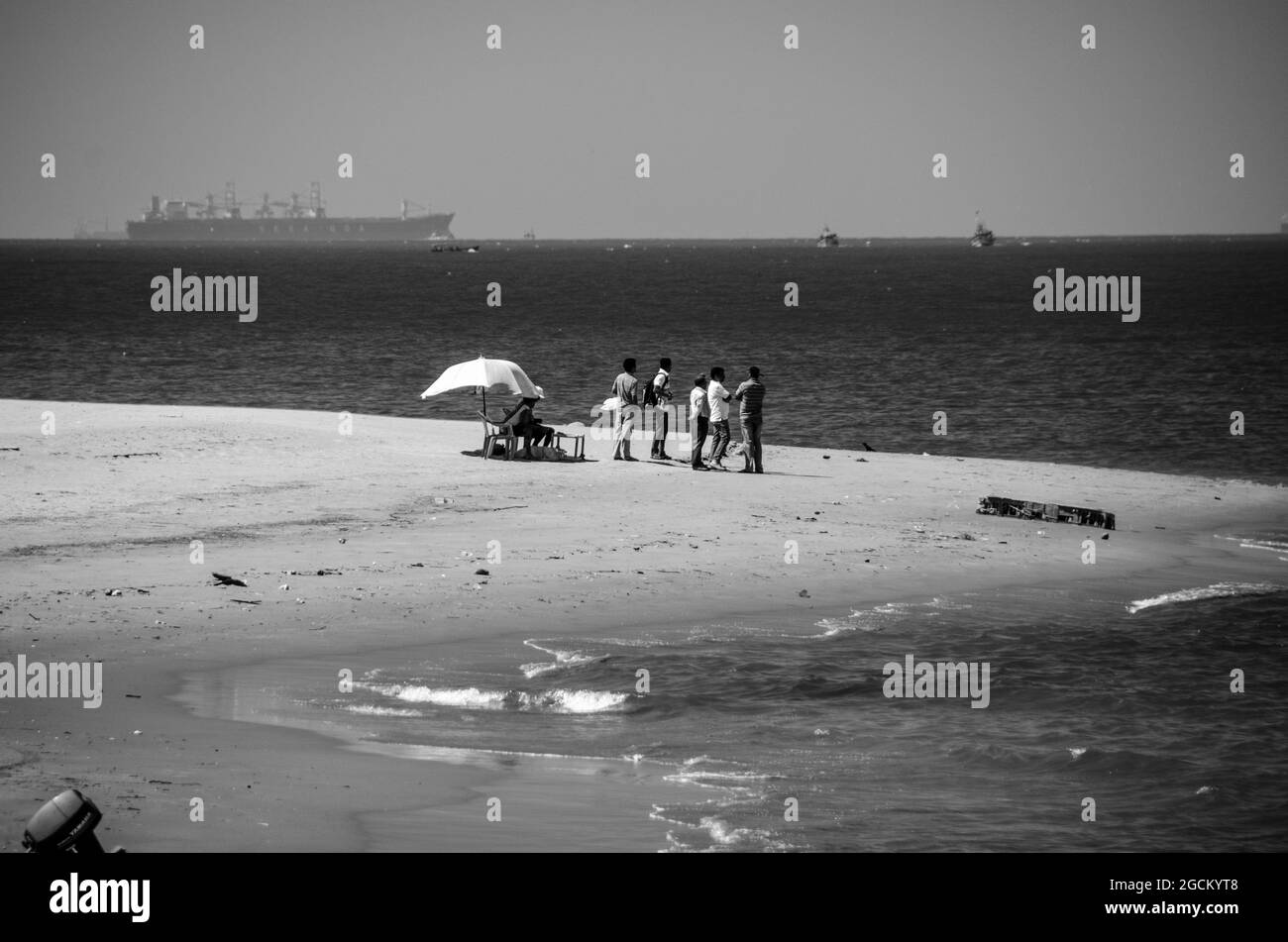 Goa, Indiens Strände und Küstenszenen. Stockfoto