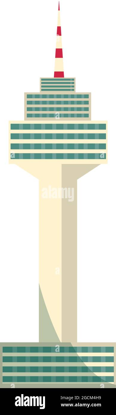 namsan-Turm in seoul Stock Vektor