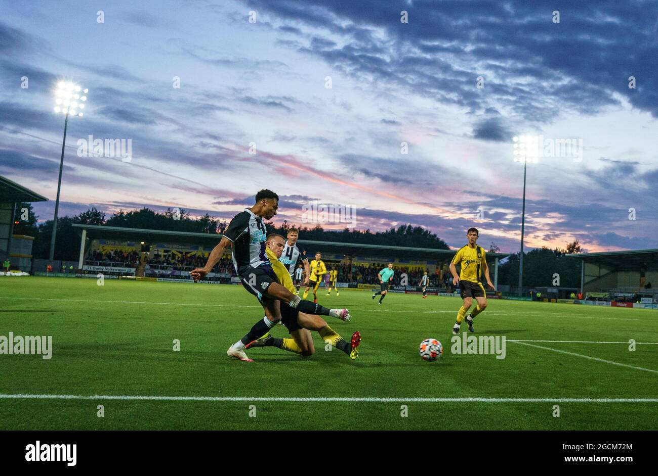 Burton Upon Trent, Großbritannien. Juli 2021. Jacob Murphy von Newcastle United während des 2021/22 Pre Season Freundschaftsspiel zwischen Burton Albion und Newcastle United im Pirelli Stadium, Burton Upon Trent, England am 30. Juli 2021. Foto von Andy Rowland. Quelle: Prime Media Images/Alamy Live News Stockfoto