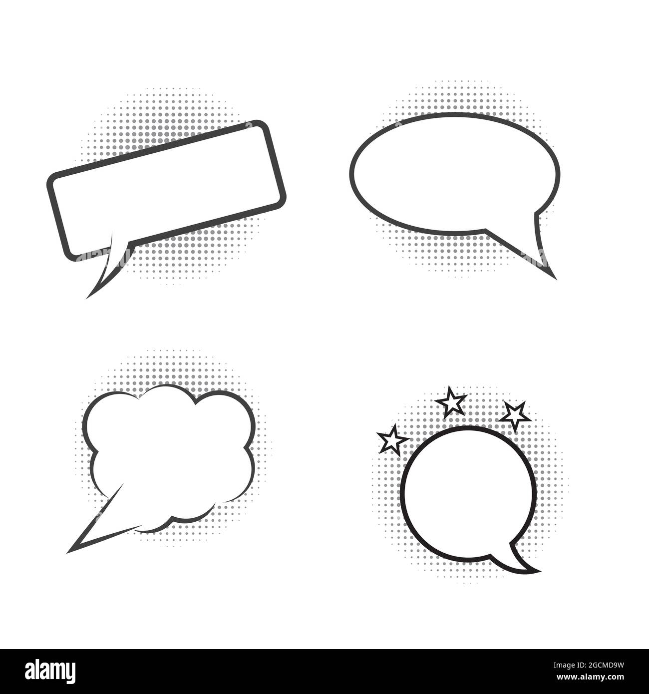 Comic Book Design Element Vektor Illustration Stock Vektor