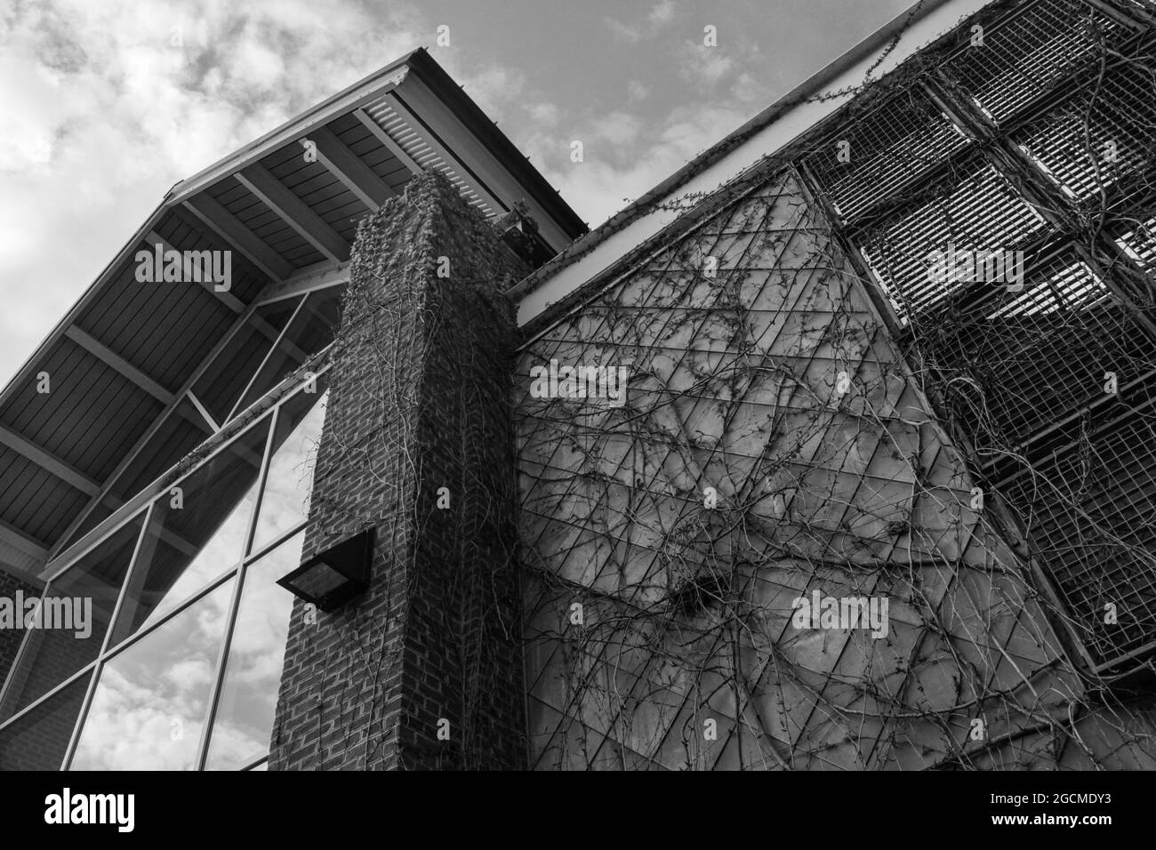 Vor dem Liberty Bell Centre Stockfoto