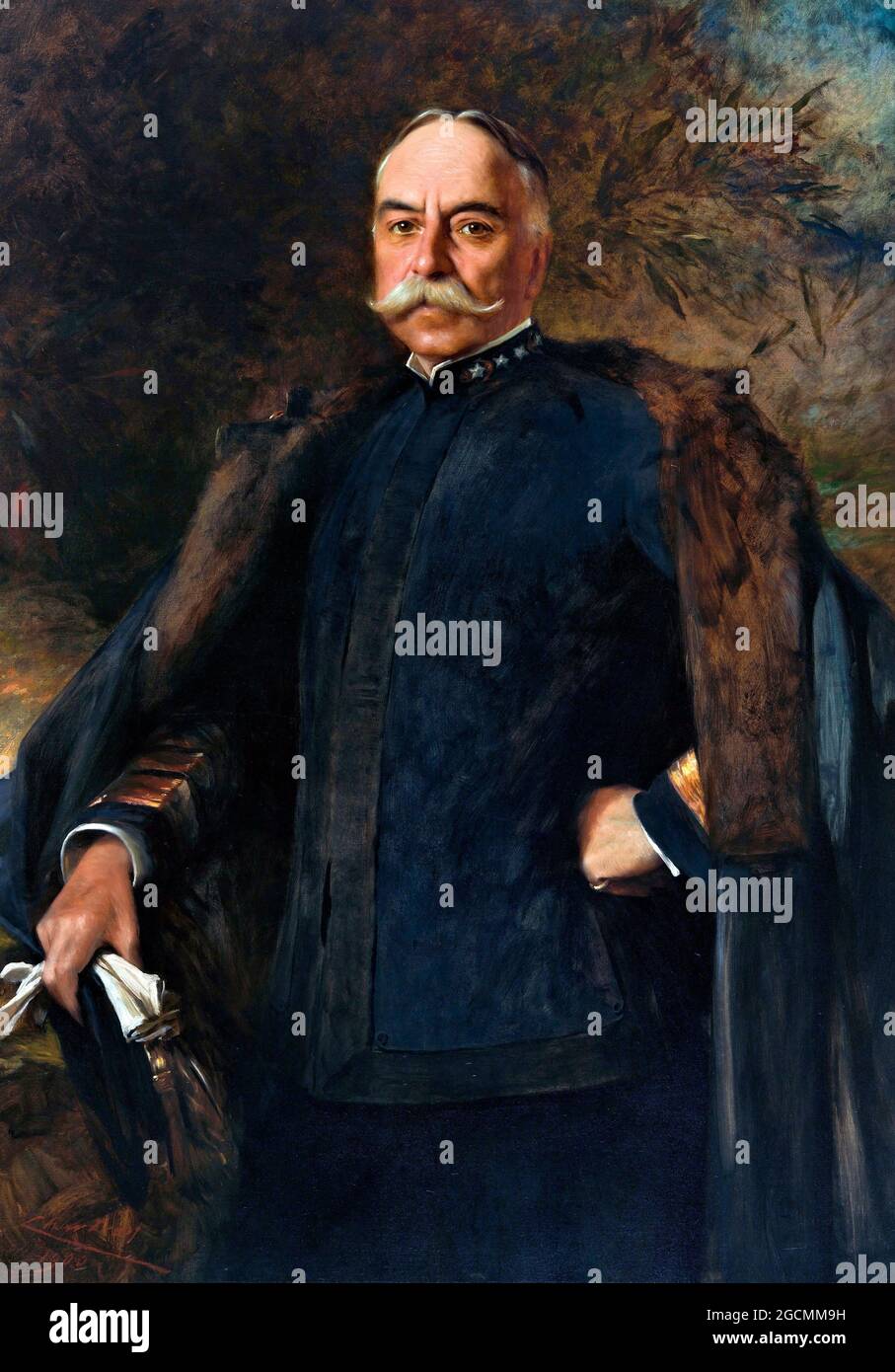 Porträt des Admiral George Dewey (1837-1917) von Théobald Chartran, Öl auf Leinwand, 1900 Stockfoto