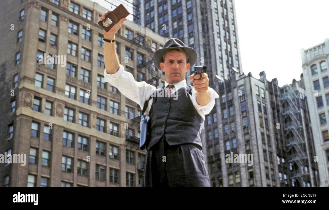 THE UNTOUCHABLES 1987 Paramount Picturs Film mit Kevin Costner als Eliot Ness Stockfoto