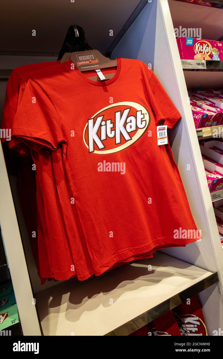 Hershey's Chocolate World Times Square, New York City, USA Stockfoto
